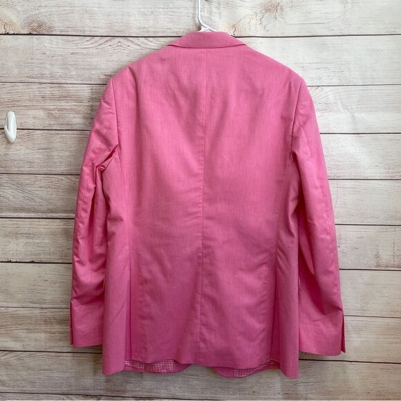 STAFFORD 100% COTTON BLAZER IN PINK - Picture 4 of 6